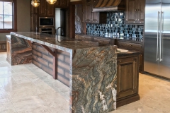 Waterfall Countertop Lovely 6cm fusion granite kitchen island blog yk stone center